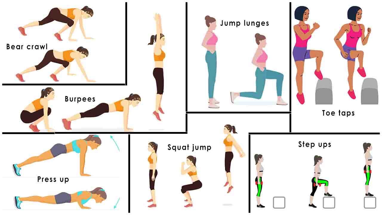10 Easy At Home Exercises