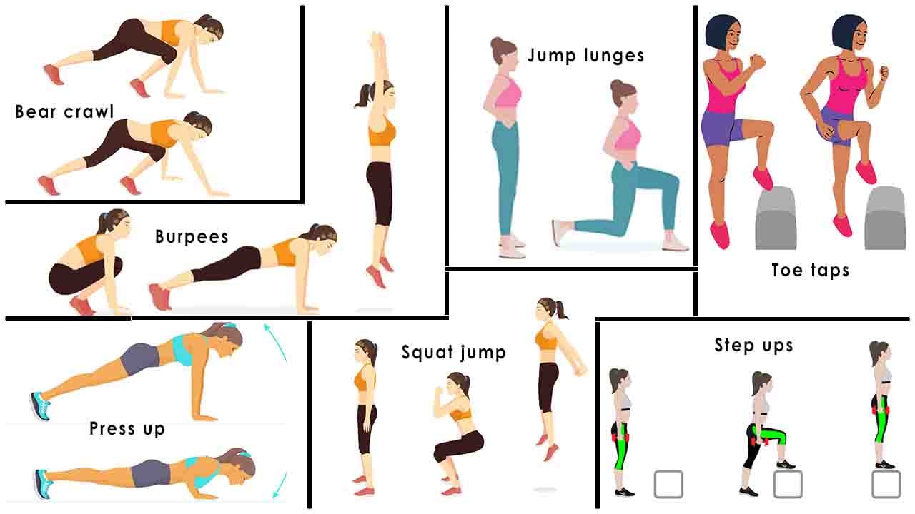 7 Easy At home Exercises For Beginners 